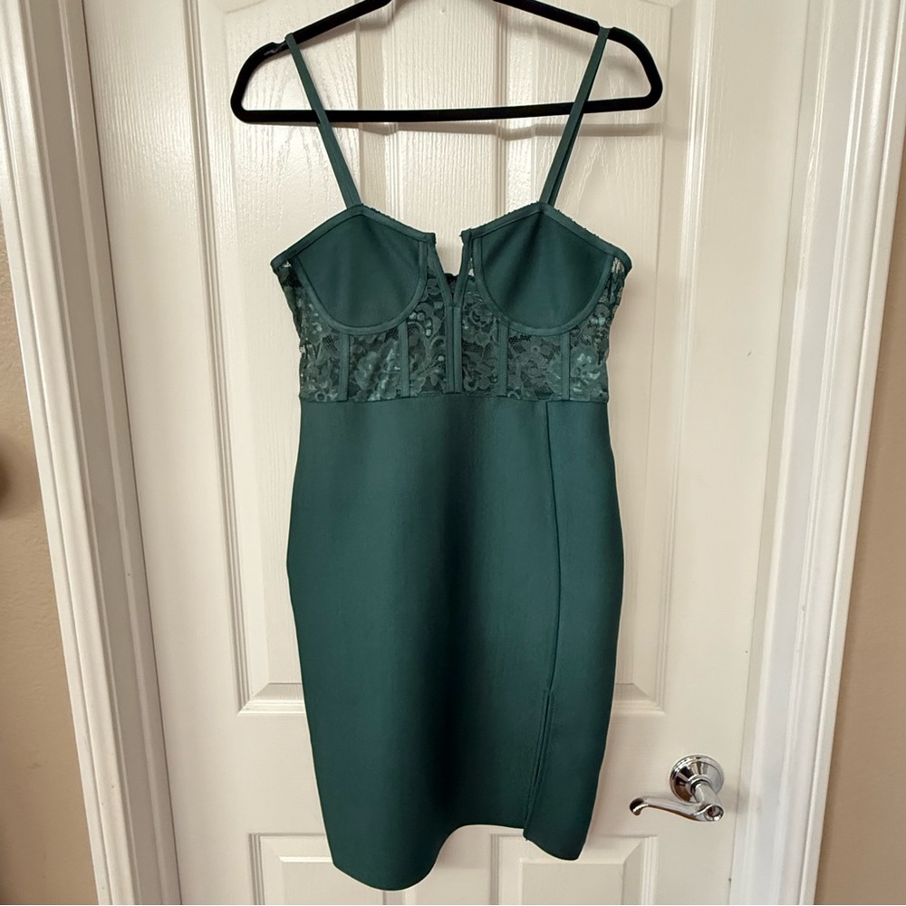 Green Lace Dress